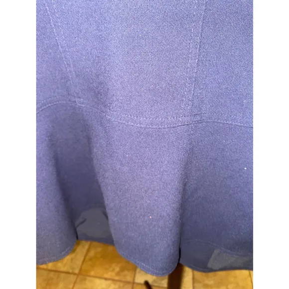 Women's Chico's Blue Military Style Blazer Size 1-6/8