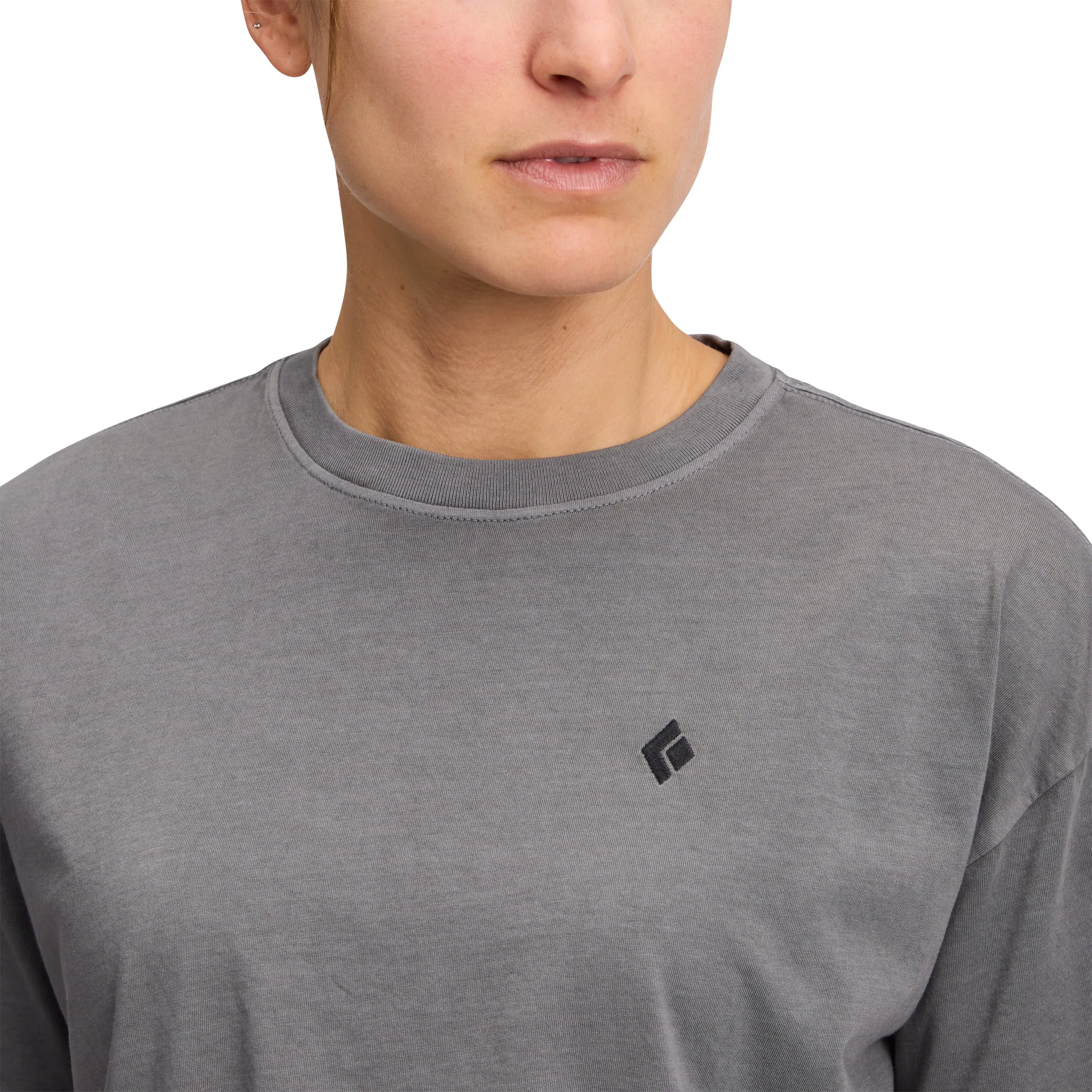 Women's Diamond Crop Short Sleeve Tee
