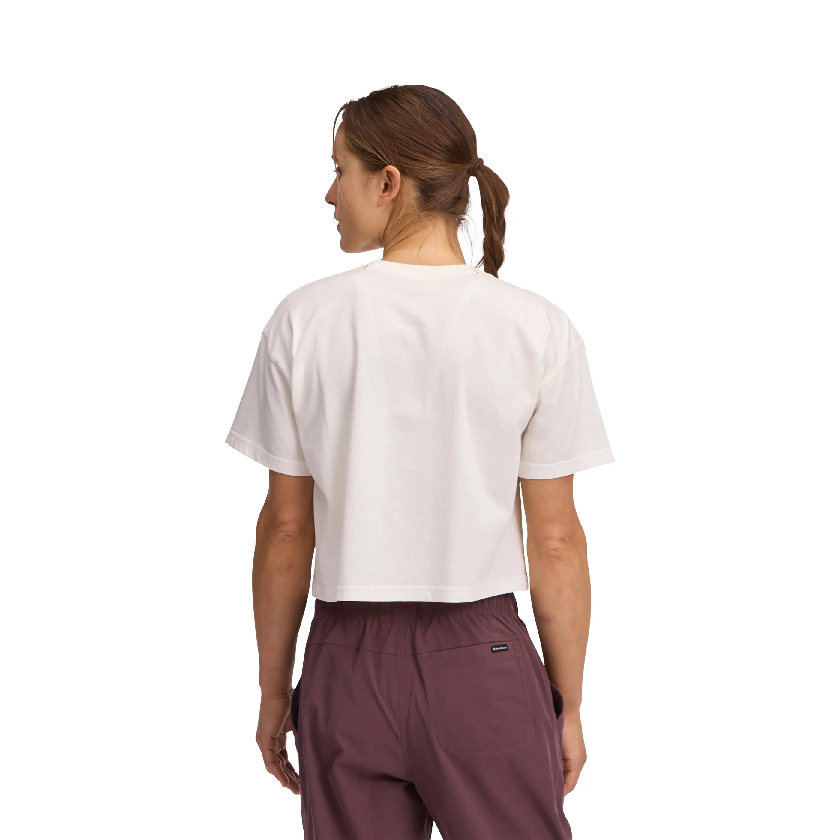 Women's Diamond Crop Short Sleeve Tee