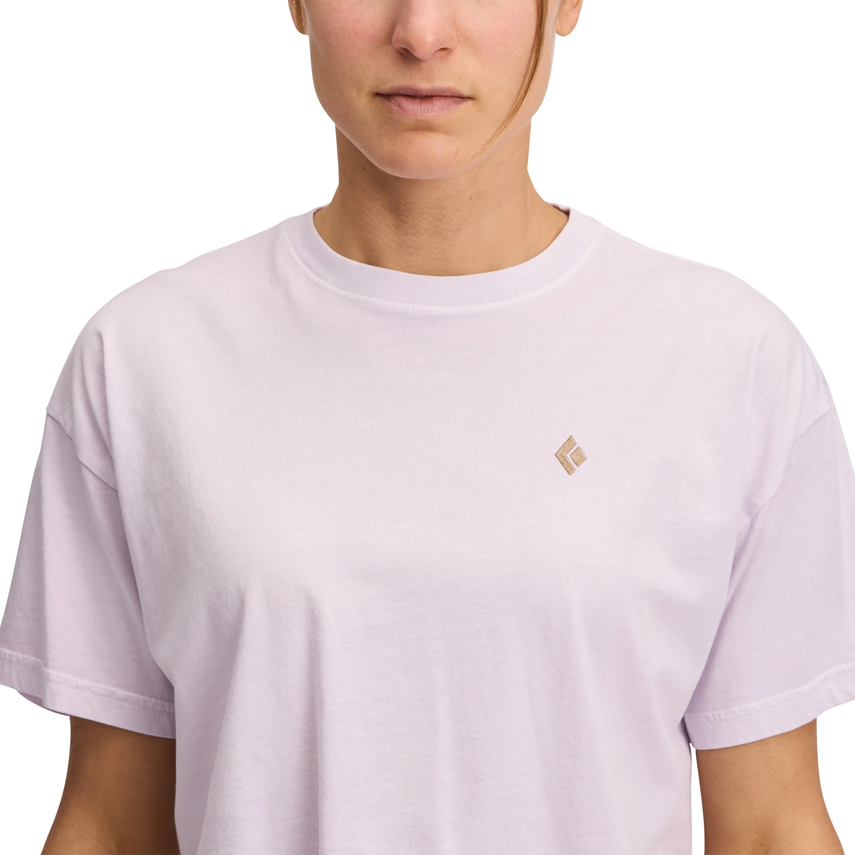 Women's Diamond Crop Short Sleeve Tee