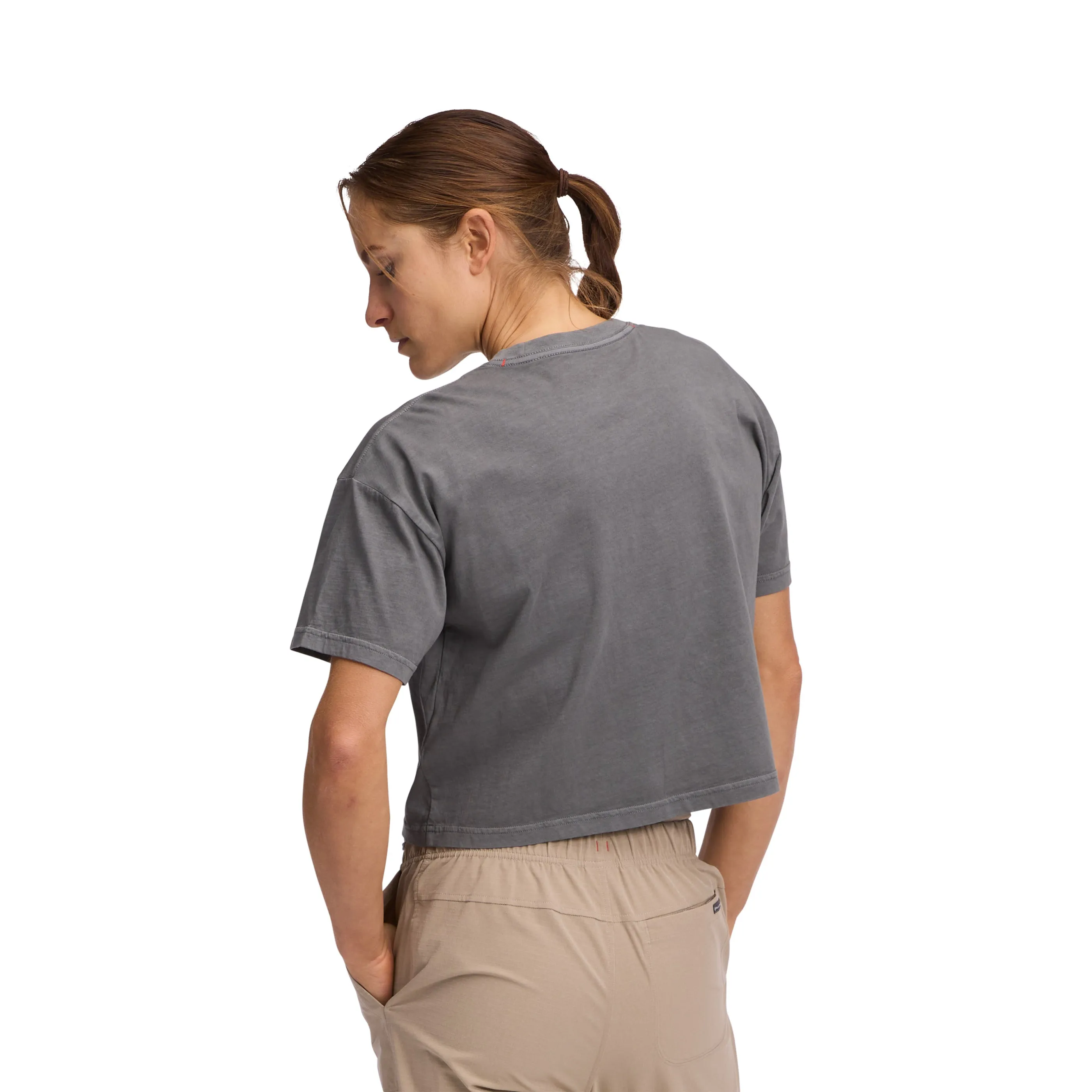 Women's Diamond Crop Short Sleeve Tee