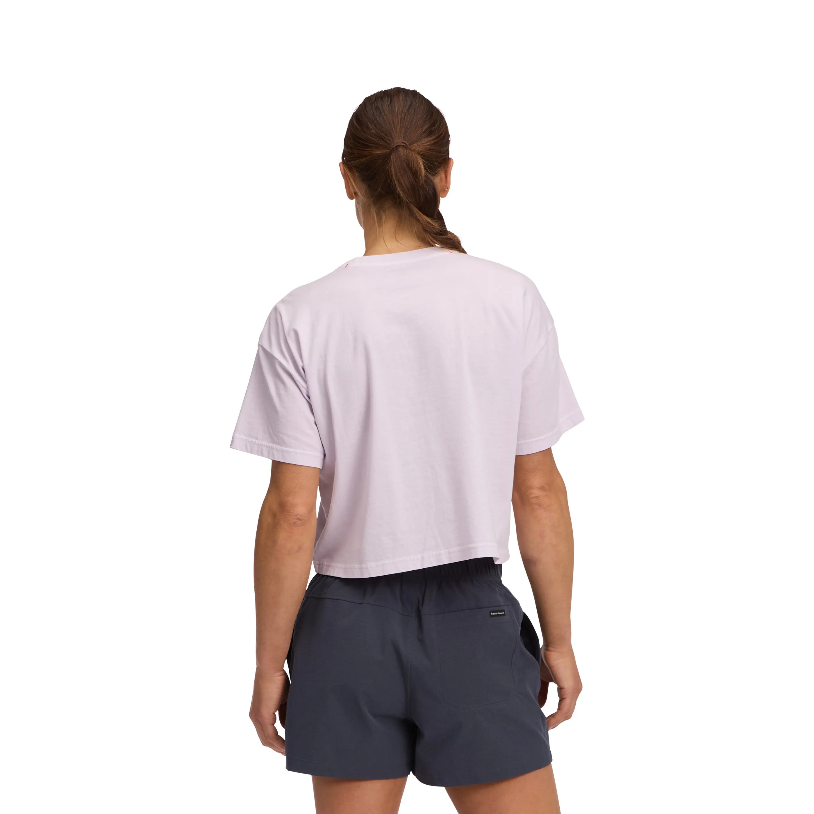 Women's Diamond Crop Short Sleeve Tee