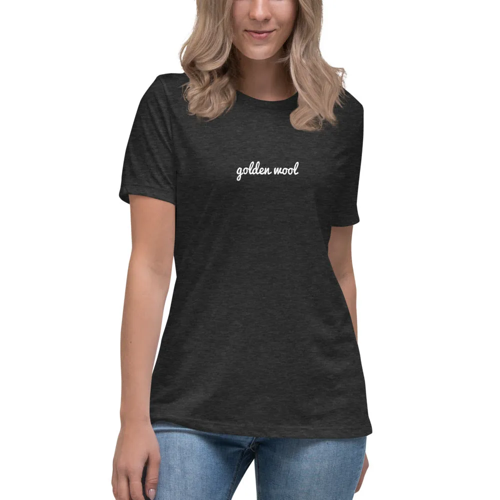 Women's Relaxed Golden Wool T-Shirt