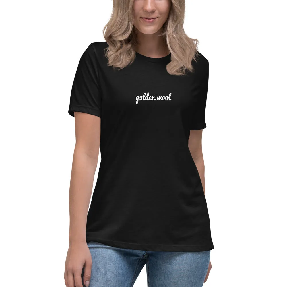 Women's Relaxed Golden Wool T-Shirt
