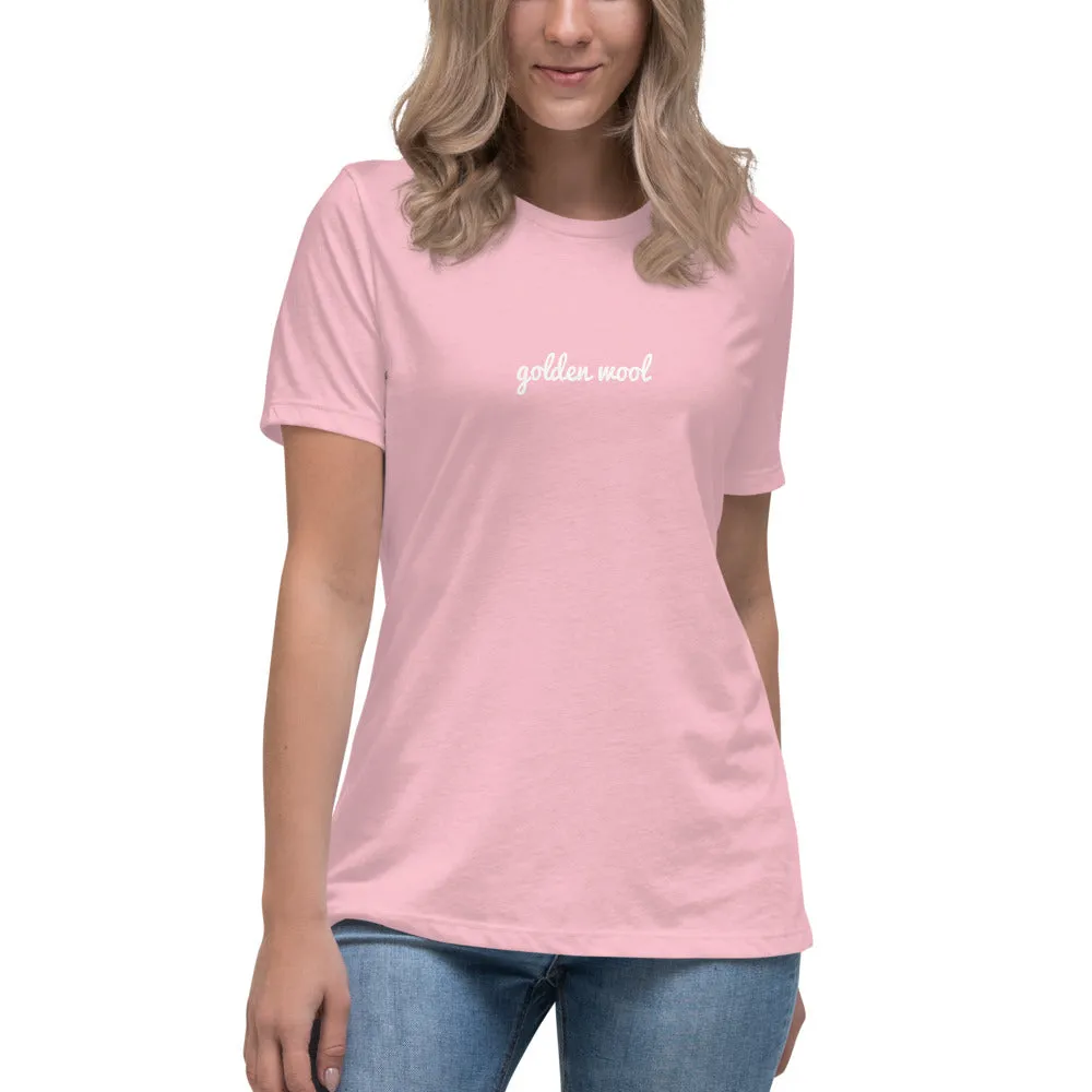 Women's Relaxed Golden Wool T-Shirt