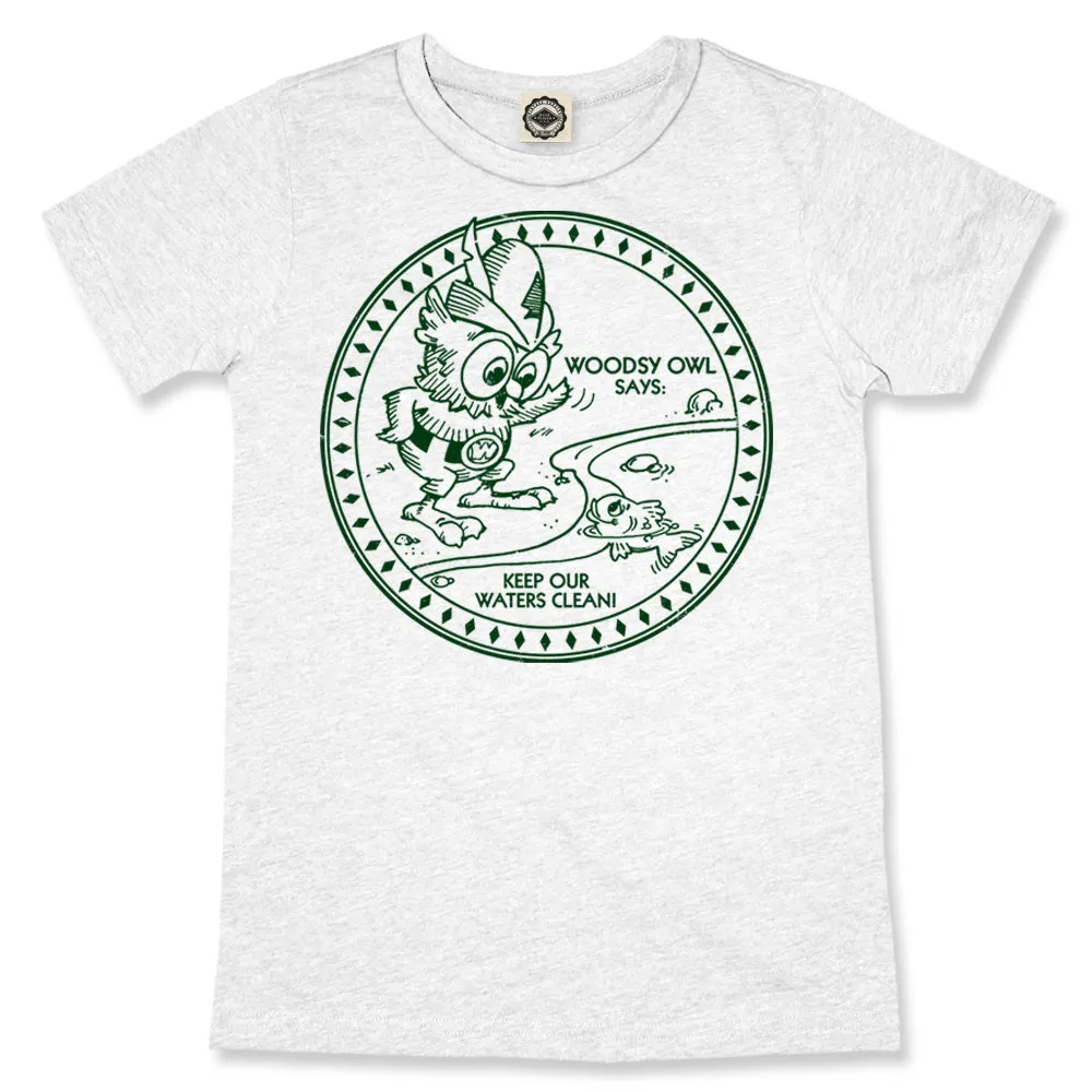 Woodsy Owl "Keep Our Waters Clean" Men's Tee
