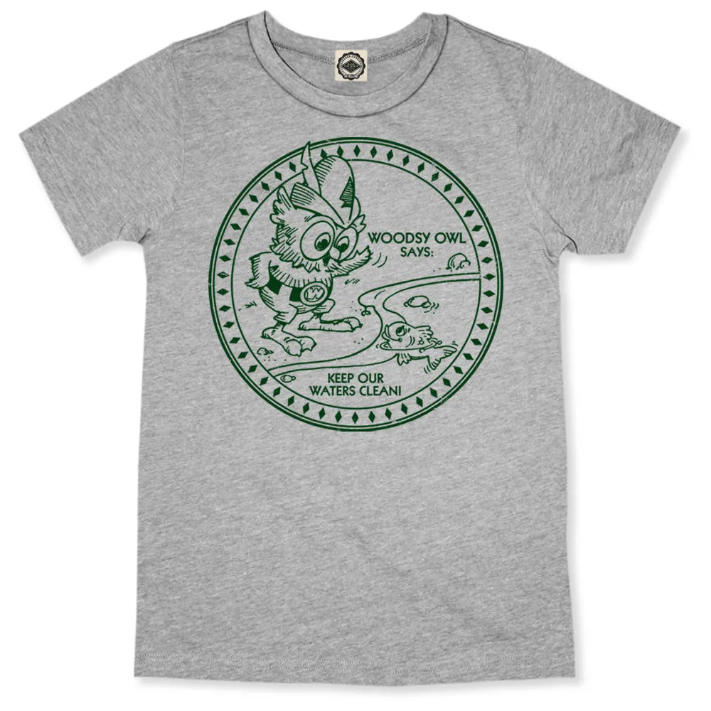 Woodsy Owl "Keep Our Waters Clean" Men's Tee