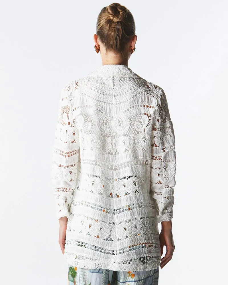 Worth It Lace Blazer - Ivory