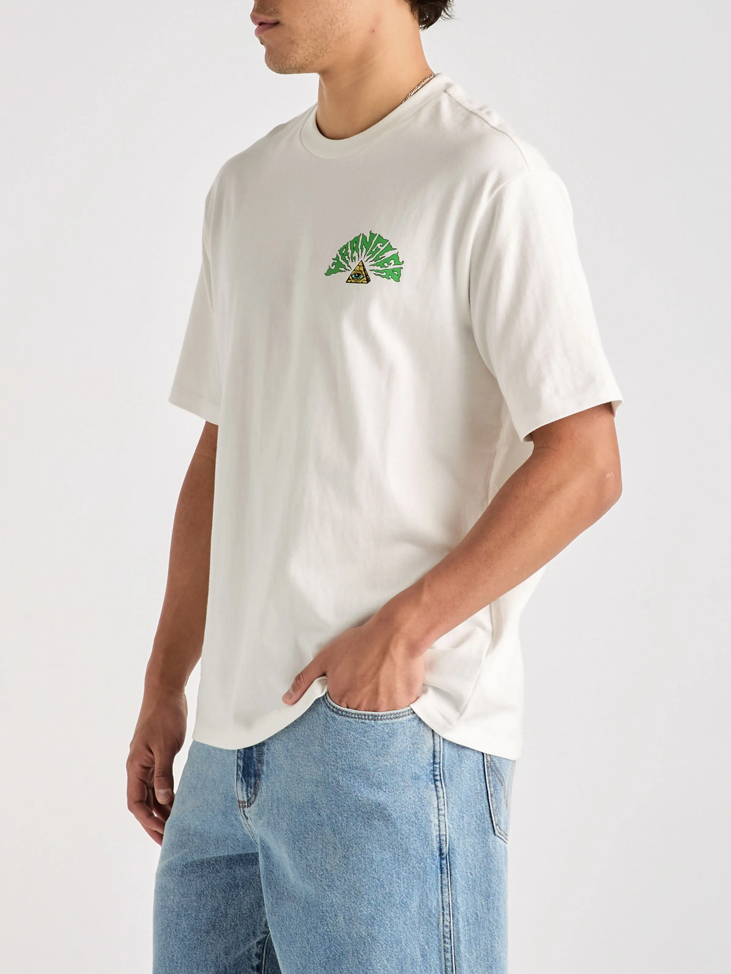 WRANGLER BROKEN THROUGH SLACKER TEE - WHITE
