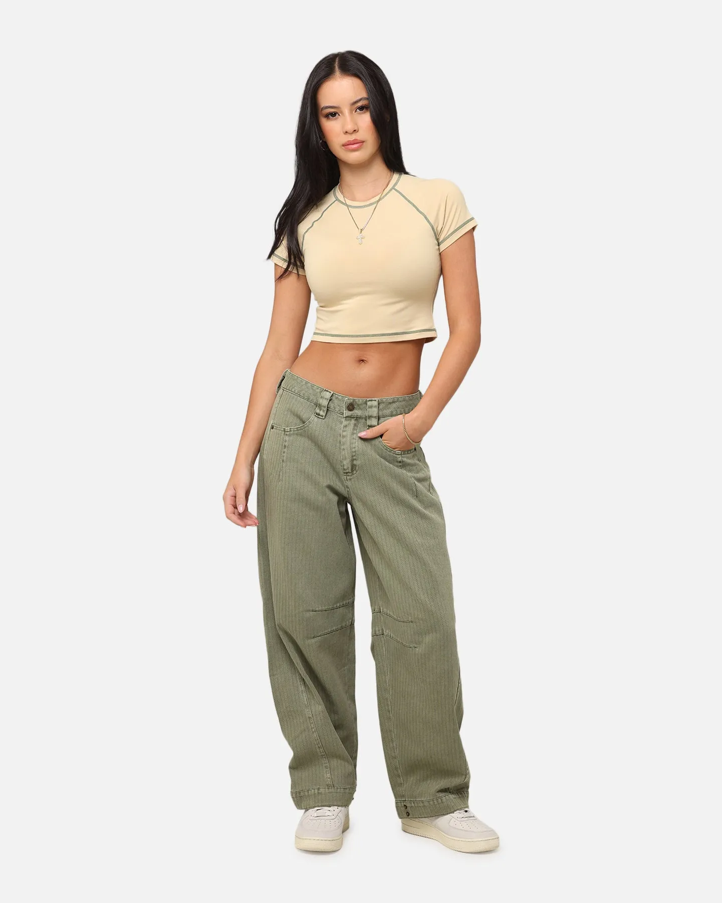 XXIII Women's Barrel Leg Pant Moss