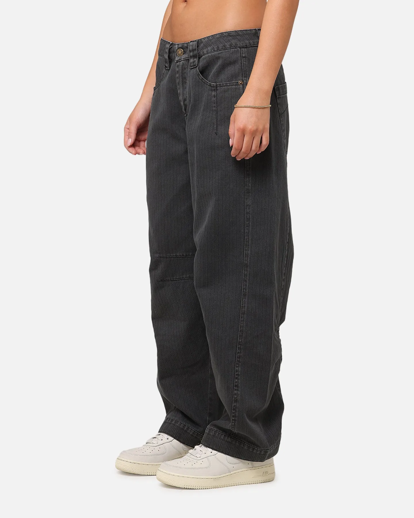 XXIII Women's Barrel Leg Pant Washed Black