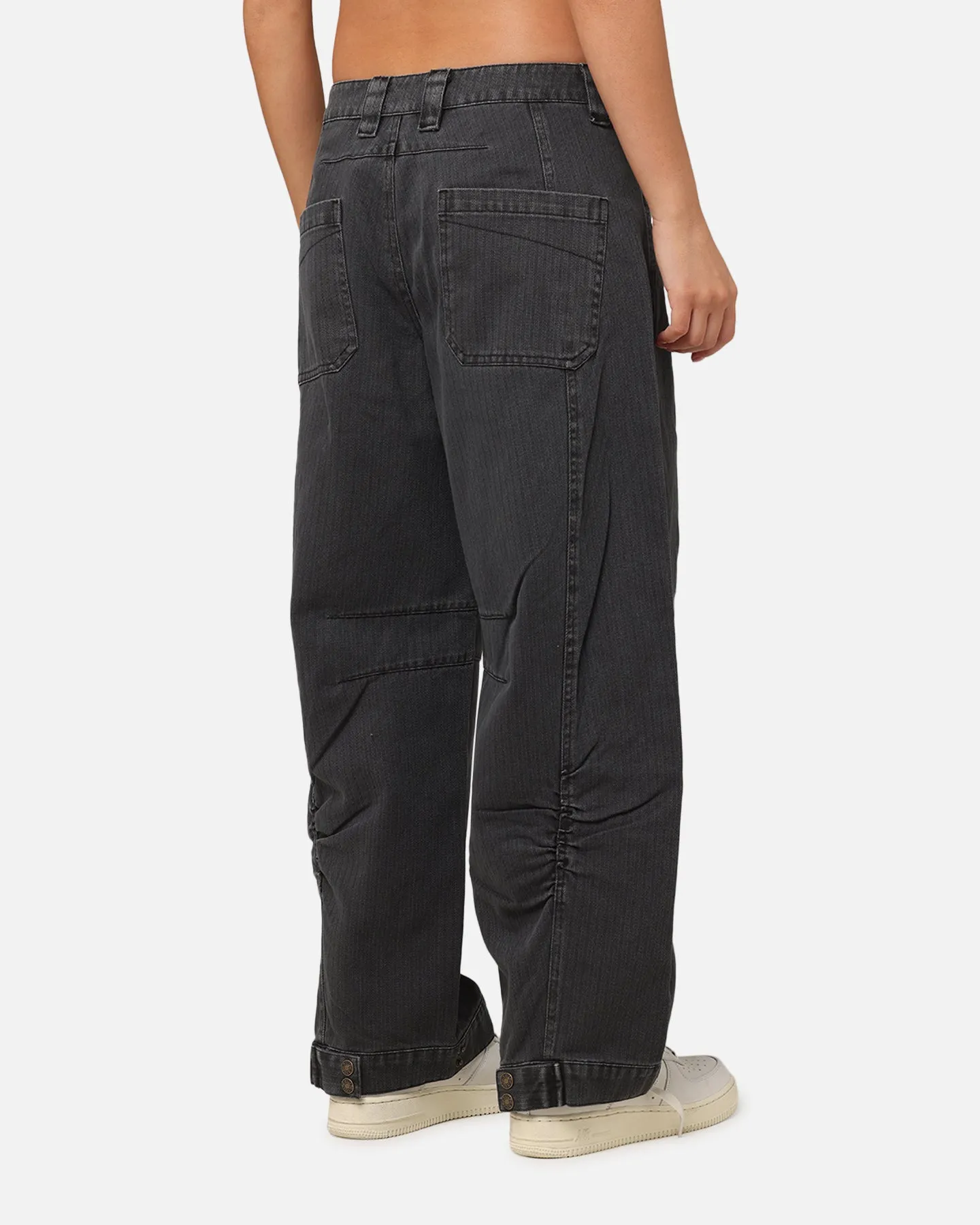 XXIII Women's Barrel Leg Pant Washed Black