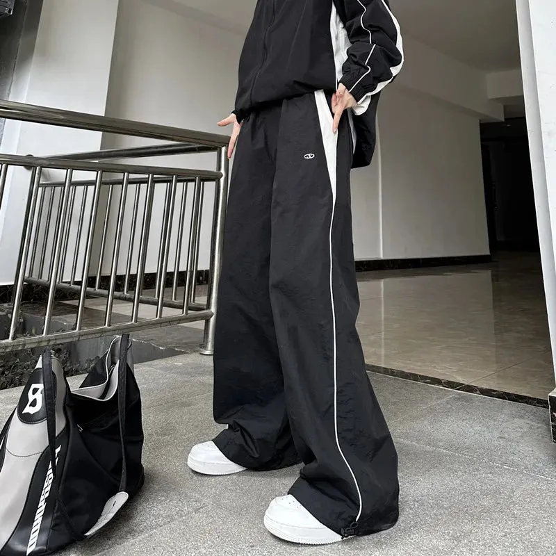 Y2K Baggy Pants High Waist Wide Leg Joggers