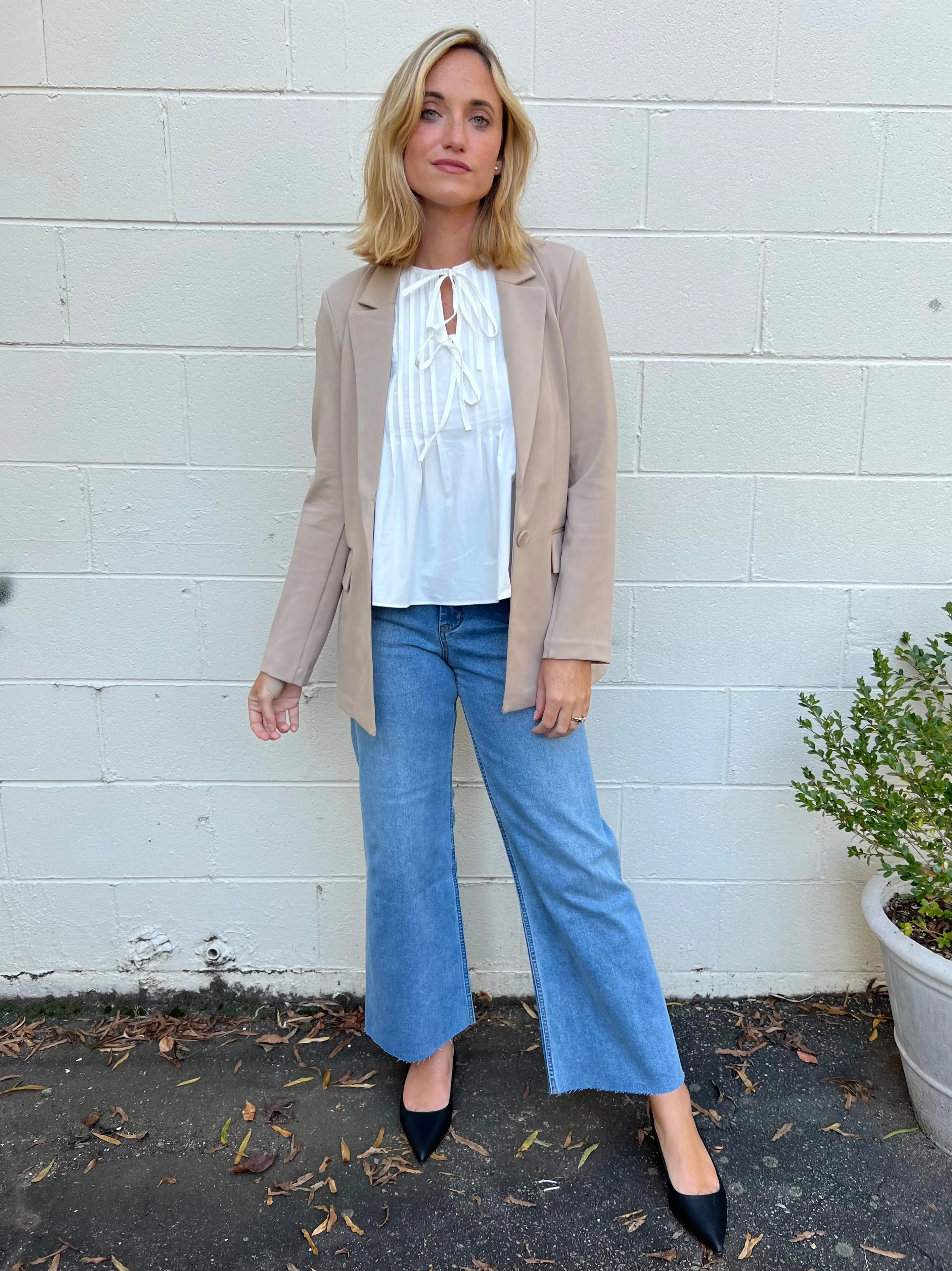 [Z Supply] Do It All Button Front Blazer