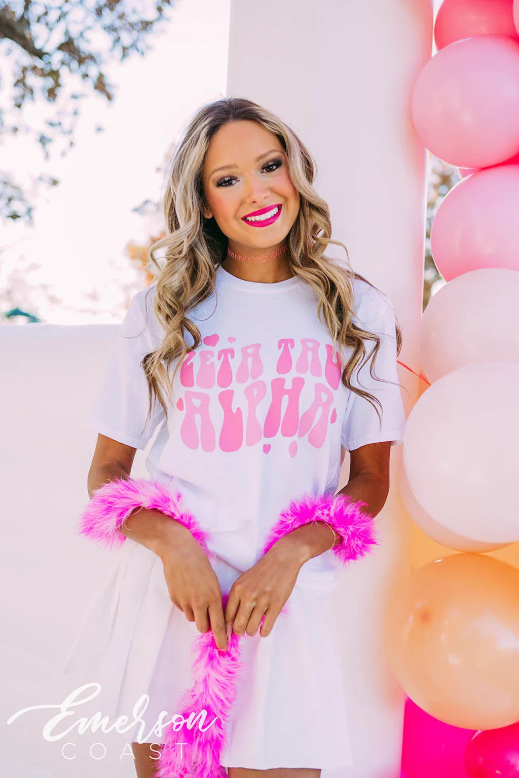 Zeta Tau Alpha PR Monochromatic Heart Tee