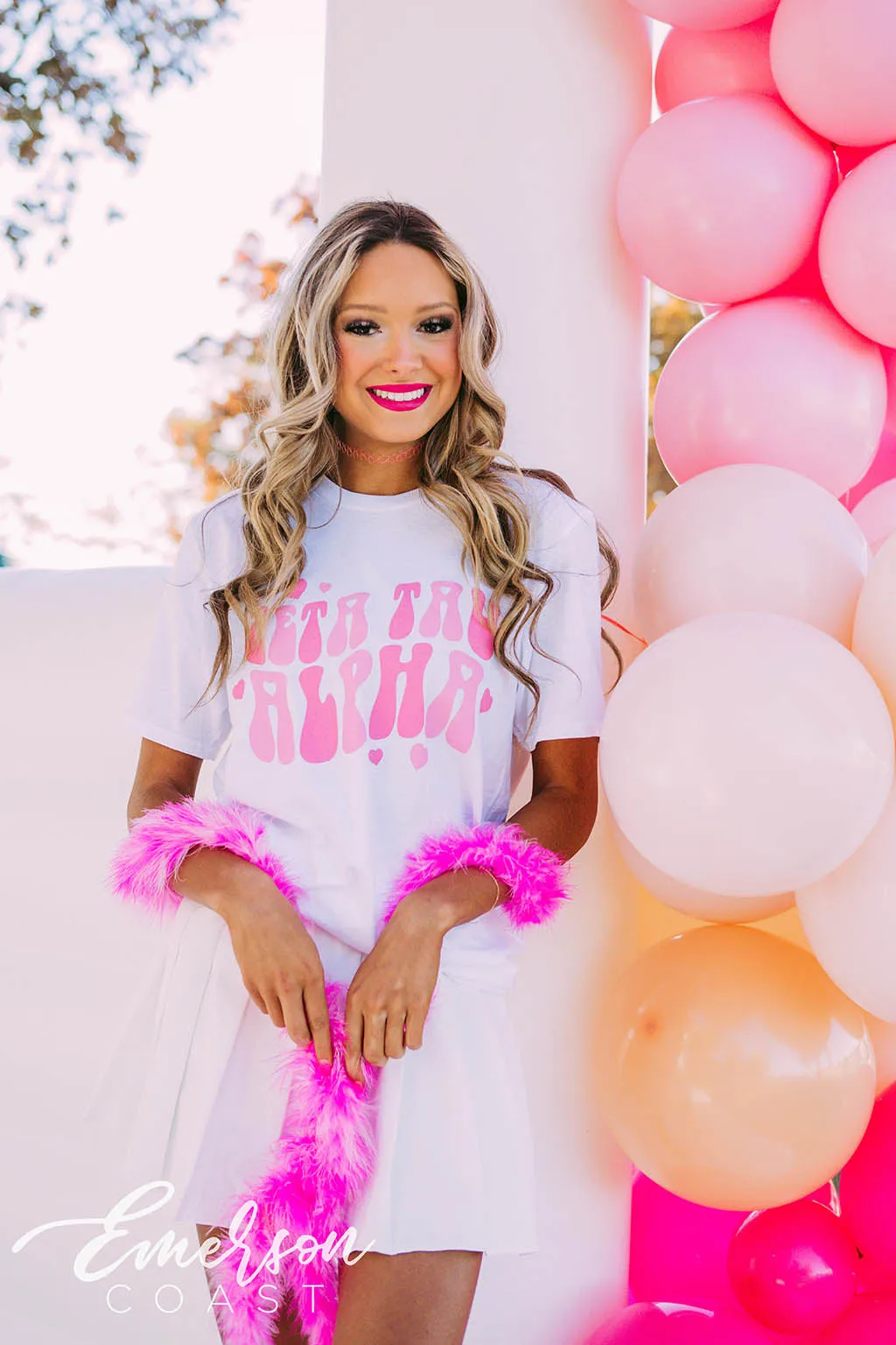 Zeta Tau Alpha PR Monochromatic Heart Tee