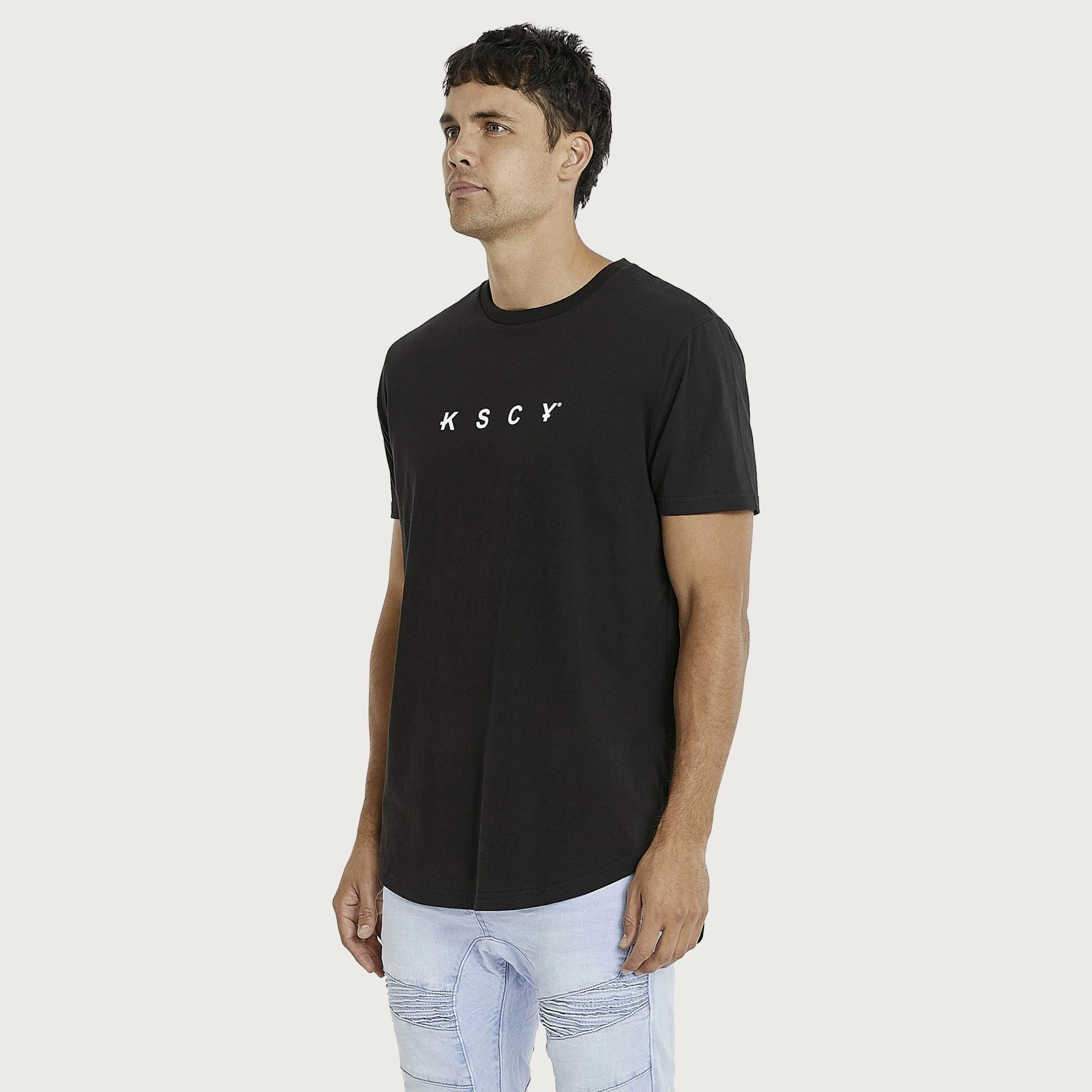 Zomp Dual Curved T-Shirt Jet Black