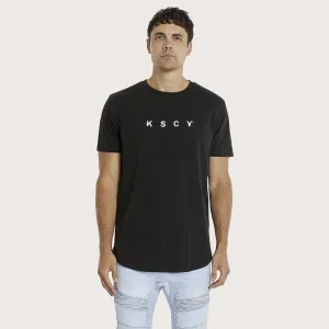 Zomp Dual Curved T-Shirt Jet Black